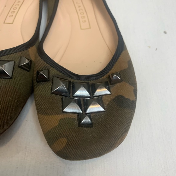 Marc Jacobs Cleo Studded Ballerina Flat 36.5 / 7 - Picture 3 of 5